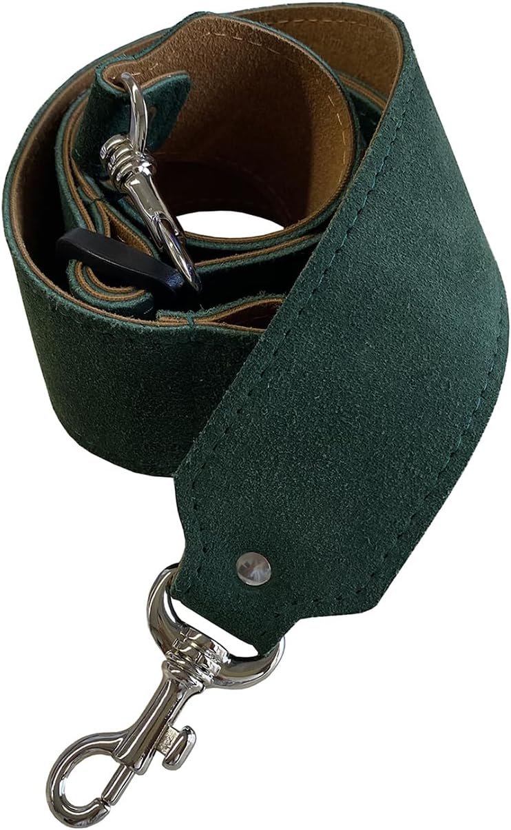 MoonEmbassy Banjo strap with Leather Ends and Metal Clips,2" Wide,Adjustable - Image 2